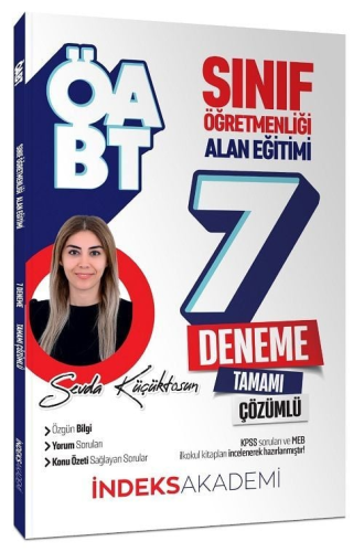 İndeks Akademi ÖABT Sınıf Öğretmenliği Alan Eğitimi 7 Deneme Çözümlü S