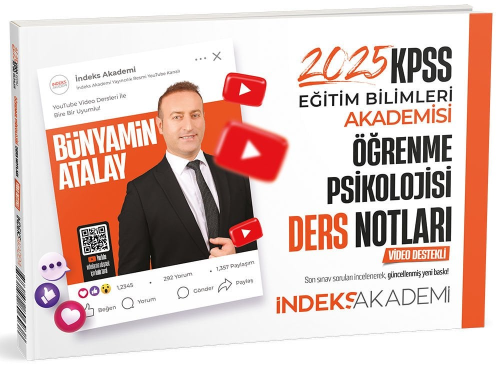 İndeks Akademi 2025 KPSS Eğitim Bilimleri Öğrenme Psikolojisi Video De