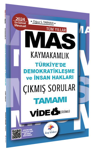 Dizgi Kitap Yayınları 2024 Kaymakamlık MAS Türkiye'de Demokratikleşme 