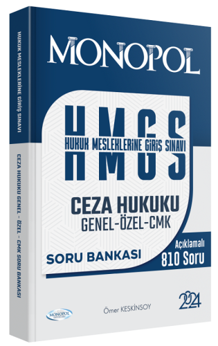 HMGS Ceza Hukuku, Genel Özel CMK Soru Bankası Ömer Keskinsoy