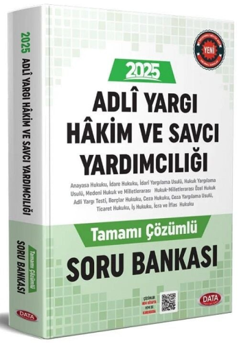 Data Yayınları 2025 Mecelle Adli Hakim Yardımcılığı Çözümlü Soru Banka