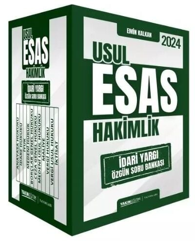 Yakın Eğitim Yayınları 2024 İdari Yargı Usul Esas Hakimlik Soru Bankas