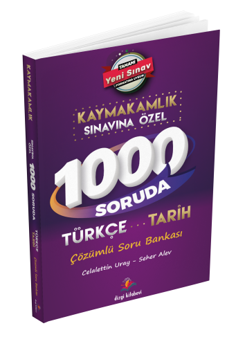 Dizgi Kitap Yayınları 2024 Kaymakamlık Sınavına Özel 1000 Soruda Türkç