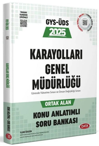 Data Yayınları 2025 Karayolları Genel Müdürlüğü Görevde Yükselme ve Un