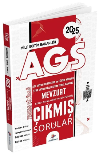 Dizgi Kitap Yayınları 2025 MEB AGS Tamamı PDF Çözümlü Mevzuat Çıkmış S