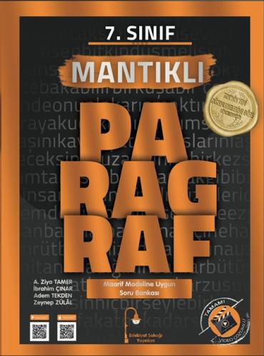 Edebiyat Sokağı Yayınları 7. Sınıf Paragraf Mantıklı Soru Bankası A. Z