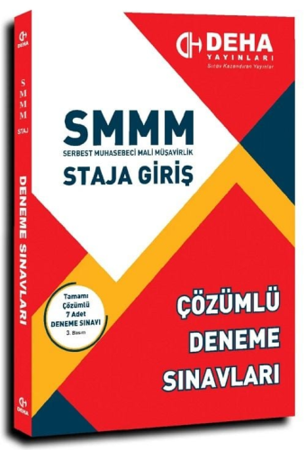 Deha Yayınları 2023 SMMM Staja Giriş 7 Deneme Çözümlü Komisyon