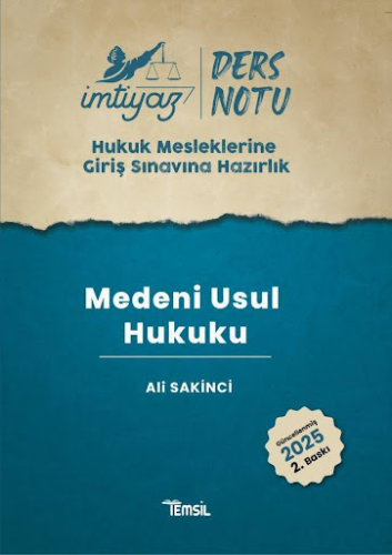 HMGS, Hakimlik Sınavları, - Temsil Kitap - İmtiyaz HMGS Medeni Usul Hu