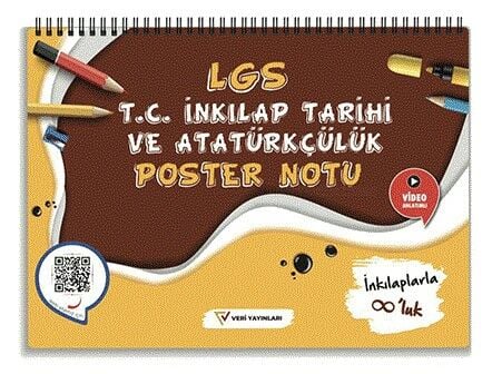 Veri Yayınları 8. Sınıf LGS T.C İnkılap Tarihi ve Atatürkçülük Poster 