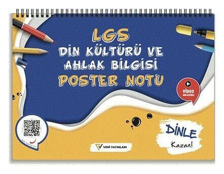 Veri Yayınları 8. Sınıf LGS Din Kültürü ve Ahlak Bilgisi Poster Notu K