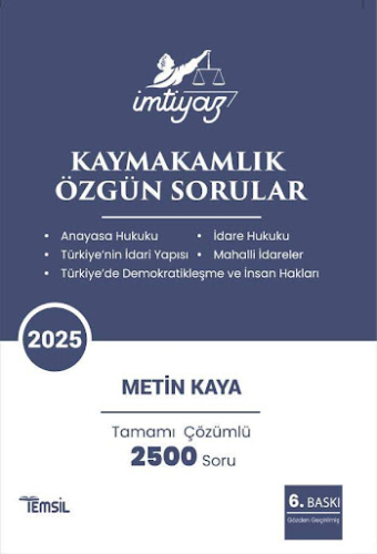 Kaymakamlık, - Temsil Kitap - İmtiyaz Kaymakamlık Özgün Sorular