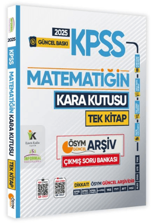 İnformal Yayınları 2025 KPSS Matematiğin Kara Kutusu Çıkmış Sorular So