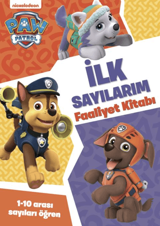 Paw Patrol İlk Sayılarım Faaliyet Kitabı Caroline Asquith