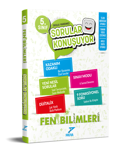 Pruva Akademi 5. Sınıf Sorular Konuşuyor Fen Bilimleri