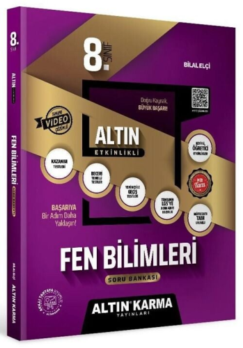 Altın Karma Yayınları 8. Sınıf Fen Bilimleri Soru Bankası Komisyon