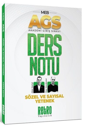 Retro Yayıncılık MEB-AGS Sözel ve Sayısal Yetenek Ders Notu Aker Karta