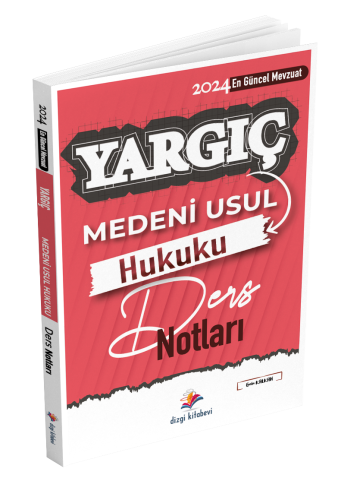 Dizgi Kitap Yayınları 2024 Yargıç Hakimlik ve HMGS Medeni Usul Hukuku 