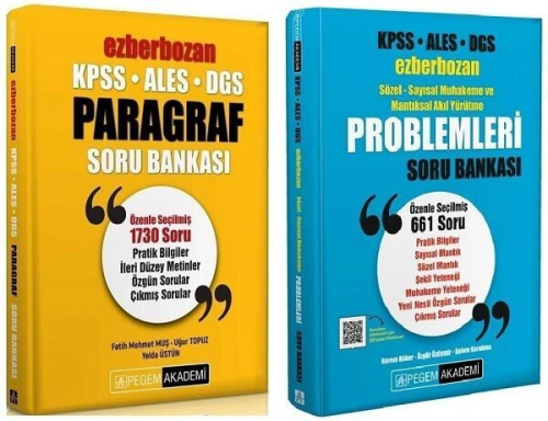 Pegem Yayınları KPSS ALES DGS Paragraf ve Problemler Ezberbozan Soru 2