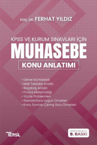 KPSS A Kitapları,Konu Anlatımlı, - Temsil Kitap - Muhasebe Konu Anlatı