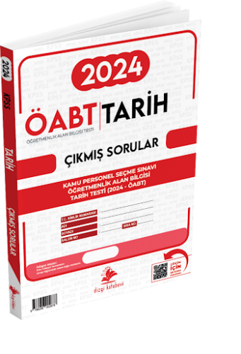 Dizgi Kitap Yayınları ÖABT Tarih Video Çözümlü 2024 Sınavı Tek Fasikül