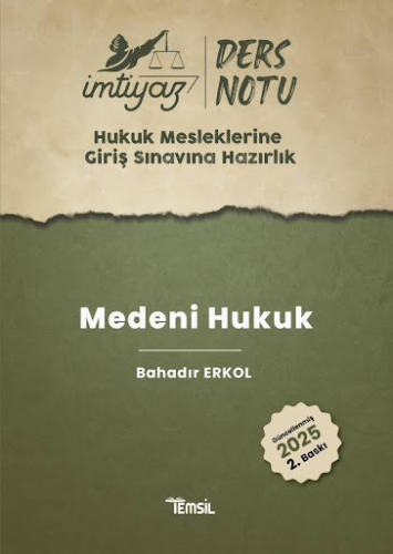 HMGS, Hakimlik Sınavları, - Temsil Kitap - İmtiyaz HMGS Medeni Hukuk D