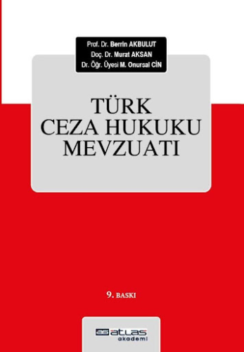 Türk Ceza Hukuku Mevzuatı Berrin Akbulut