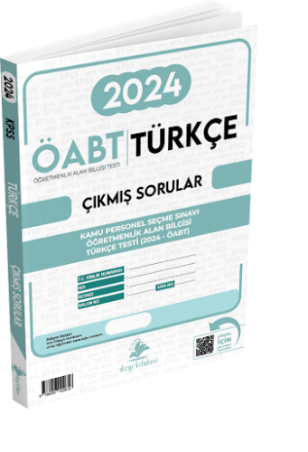 Dizgi Kitap Yayınları ÖABT Türkçe Qr PDF Çözümlü 2024 Sınavı Tek Fasik