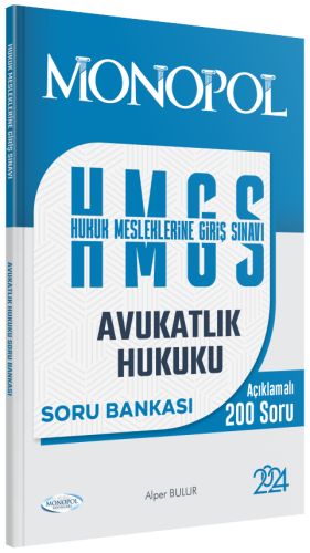 HMGS Avukatlık Hukuku Soru Bankası Alper Bulur