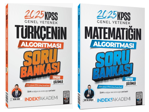 İndeks Akademi 2025 KPSS Türkçe Matematik Algoritması Soru Bankası 2'l