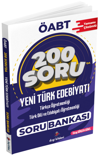 Dizgi Kitap Yayınları 2025 ÖABT 200 Soruda Yeni Türk Edebiyatı Tamamı 