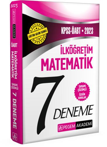 KELEPİR Pegem Yayınları 2023 ÖABT İlköğretim Matematik Öğretmenliği 7 