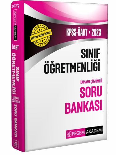 KELEPİR Pegem Yayınları 2023 ÖABT Sınıf Öğretmenliğ Soru Bankası Komis