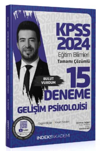 İndeks Akademi 2024 KPSS Eğitim Bilimleri Gelişim Psikolojisi 15 Denem