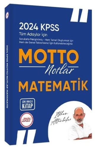 Hangi KPSS Yayınları 2024 KPSS Matematik MOTTO Notlar İlkhan Altunbüke