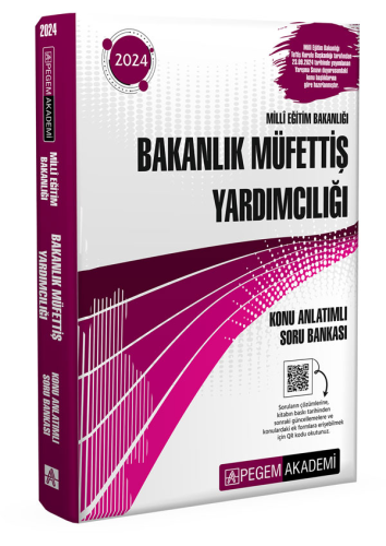 Pegem Yayınları 2024 MEB Bakanlık Müfettiş Yardımcılığı Konu Anlatımlı