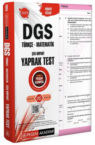 DGS Kitapları,Diğer DGS Kitapları, - Pegem Sınav Kitapları - Pegem Yay