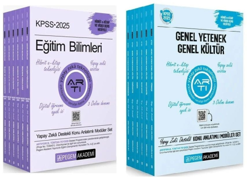 Pegem Yayınları 2025 KPSS Eğitim Bilimleri ve Genel Yetenek Genel Kült