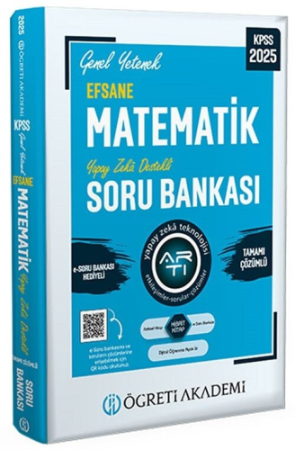 Öğreti Akademi 2025 KPSS Matematik Efsane Soru Bankası Çözümlü Komisyo