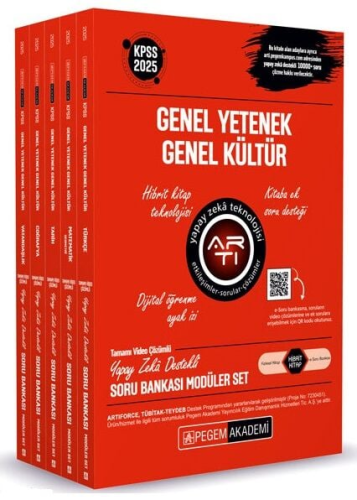 ​Pegem Yayınları 2025 KPSS Genel Yetenek Genel Kültür Tamamı Çözümlü S