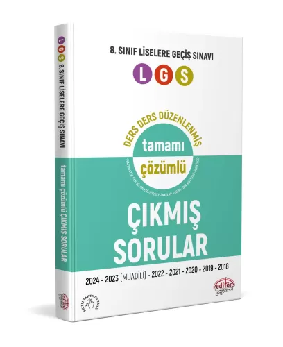 Editör Yayınları 8. Sınıf LGS Çıkmış Sorular ve Çözümleri Komisyon