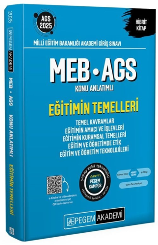 MEB-AGS Hazırlık,AGS Konu Anlatımlı, - Pegem Sınav Kitapları - Pegem Y