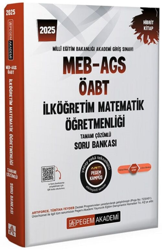 Pegem Yayınları 2025 MEB AGS ÖABT İlköğretim Matematik Öğretmenliği Ta