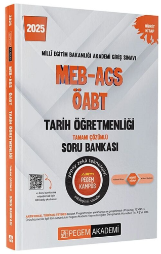 MEB-AGS ÖABT Kitapları,Soru Bankası, - Pegem ÖABT - ​​Pegem Yayınları 