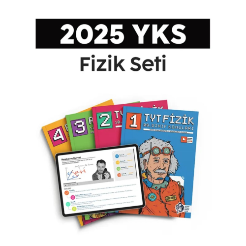 Ertan Sinan Şahin Yayınları TYT AYT 2025 Fizik Tüm Dersler Seti Ertan 