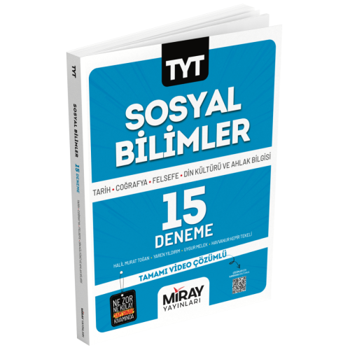 Miray Yayınları TYT Sosyal Bilimler 15 Deneme Komisyon