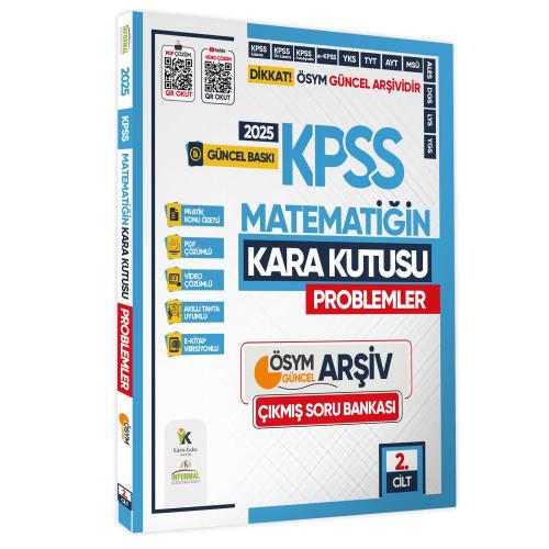 2025 KPSS Matematiğin Kara Kutusu 2. Cilt PROBLEMLER ÖSYM Çıkmış Soru 