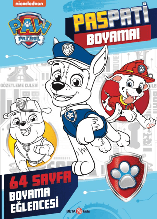 Çocuk Kitapları,Boyama Kitapları, - Beta Kids - PAW Patrol