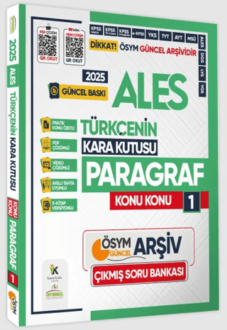 İnformal Yayınları 2025 ALES Türkçenin Kara Kutusu Konu Konu Paragraf 