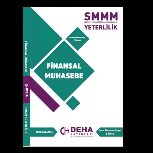 Deha Yayınları SMMM Yeterlilik Finansal Muhasebe Konu Anlatımlı Komisy