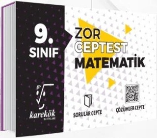 Karekök Yayınları 9. Sınıf Matematik Zor Cep Test Komisyon